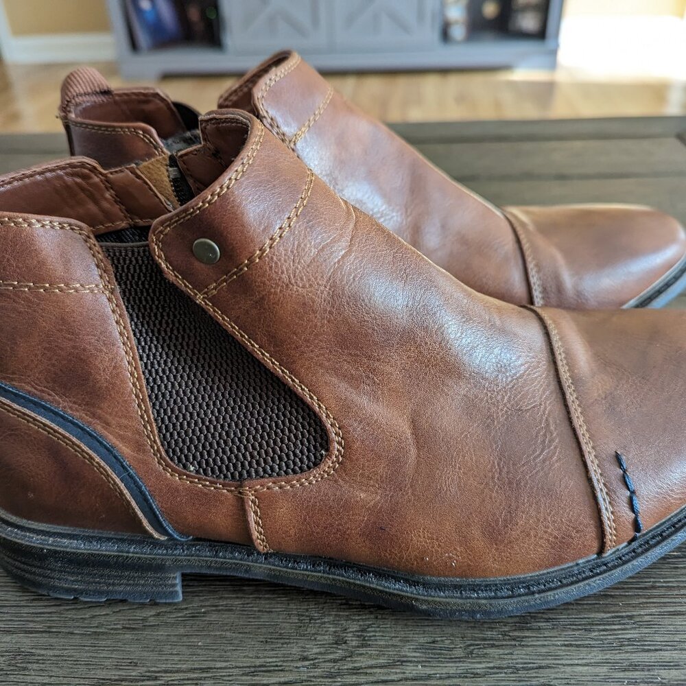 Sonoma Vitalize Ortholite Men's Brown Dress Shoes Size 10 Medium